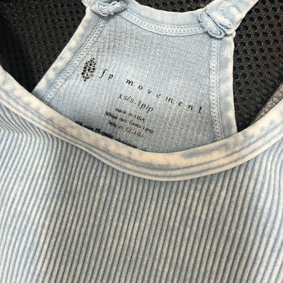 NWOT FP Movement Happiness Runs Tank - vintage ice blue - Picture 3 of 4